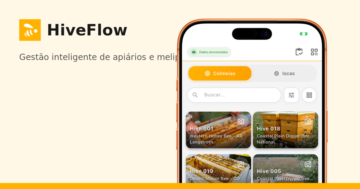 HiveFlow — Best Beekeeping App 2026 | Apiary & Hive Management